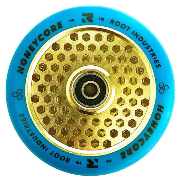 Kolečko Root Honeycore Limited 110 Gold Blue