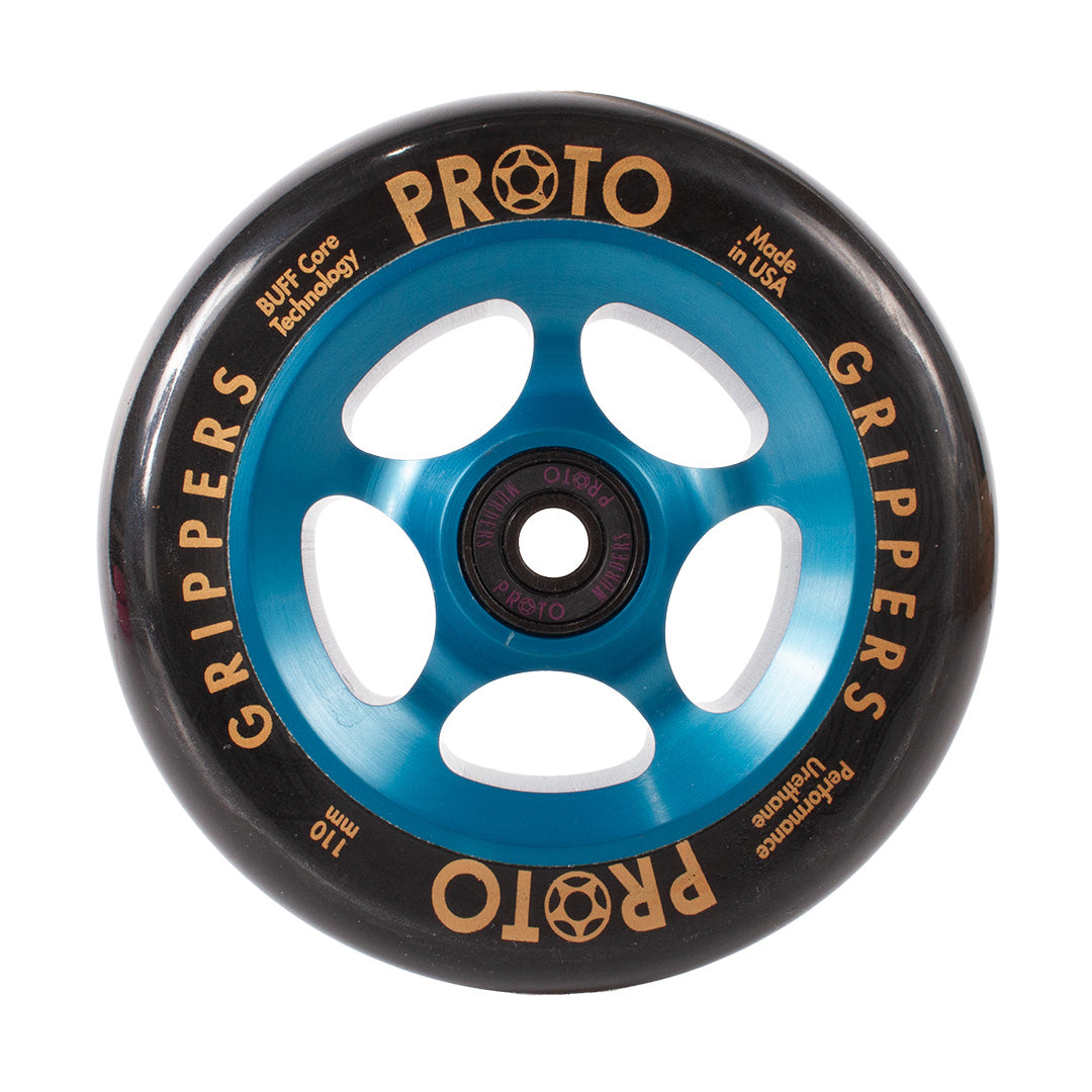 Kolečko PROTO Gripper 110 Black on Blue