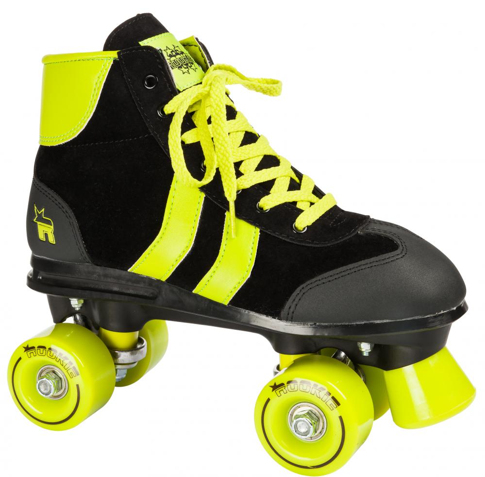 Rookie Rollerskates Retro Black / Lime