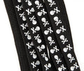Suregrip Laces Slip-Not Black White Skull